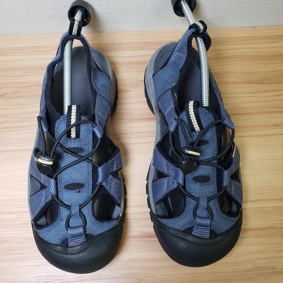Keen Womens Size 9 Venice Hiking Sandals Blue Black Water Shoes Camping Gorpcore - Picture 3 of 13